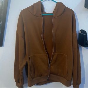 Casual Zip Up Hoodie Y2K Oversized zip up